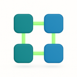 ERP system dashboard with business modules